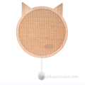 planche de grattage de chat en bois avec tasserie à succursale fixe